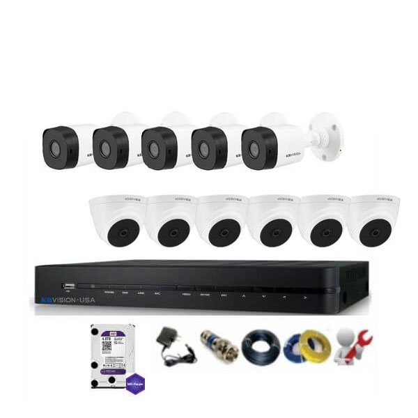 Bộ 11 Mắt Camera KBvision 2.0M Full HD 1080P