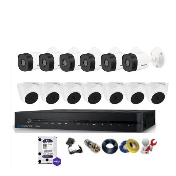 Bộ 13 Mắt Camera KBvision 2.0M Full HD 1080P