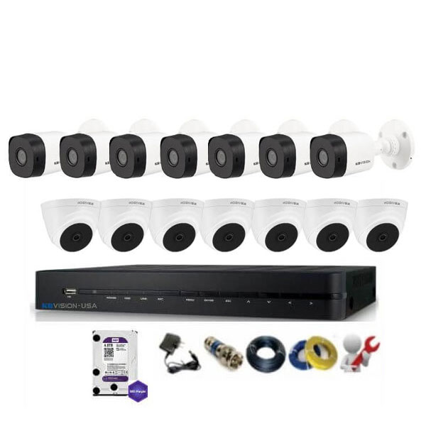 Bộ 14 Mắt Camera KBvision 2.0M Full HD 1080P