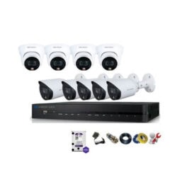Bộ 9 Mắt Camera Fullcolor KBvision Có Màu Ban Đêm 2.0M