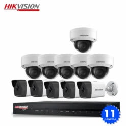 Bộ CAMERA 11 Mắt CAMERA IP Hikvision 4.0MP Full HD 2K