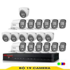 Bộ camera 19 Mắt Có Màu Ban Đêm Hikvision 2.0MP
