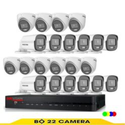 Bộ camera 22 Mắt Có Màu Ban Đêm Hikvision 2.0MP