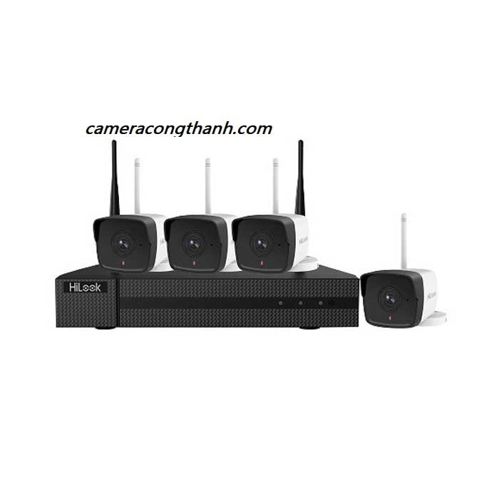 Bộ kit Wifi Hilook IK-4042BH-MH/W(B) 4 mắt camera