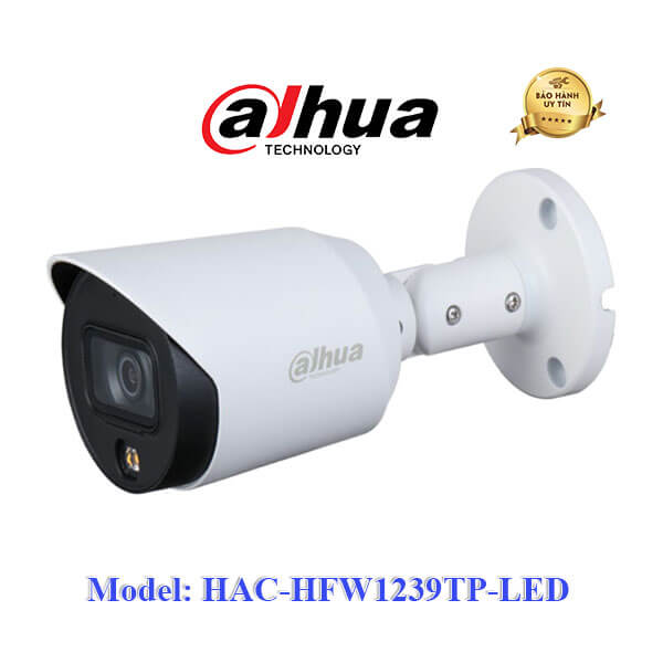 Camera DAHUA DH-HAC-HFW1239TP-LED 2MP Full Color