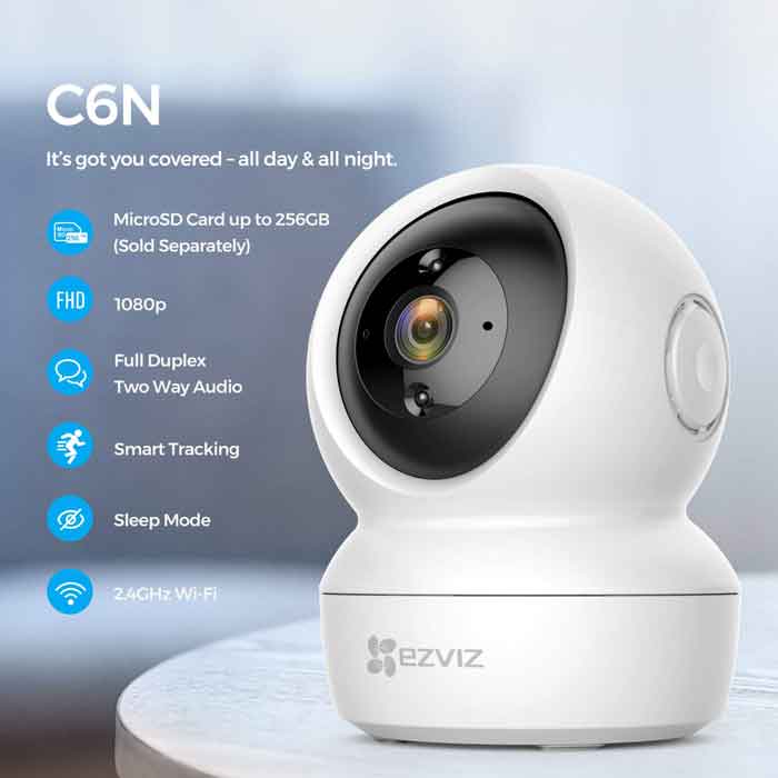 Camera C6N xoay 360º độ phân giải 2MP (1080)full HD  lắp Trong nhà