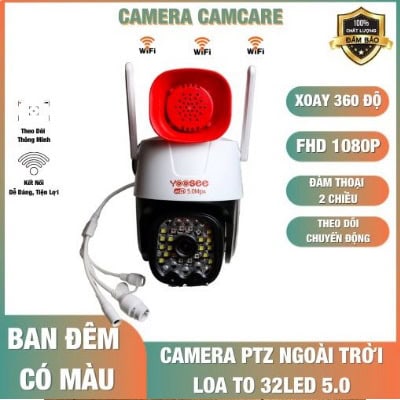 Camera Wifi Yoosee có còi báo động