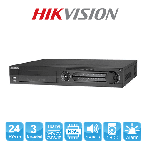 Đầu ghi 3MP/2MP HDTVI 24 kênh Hikvision DS-7324HQHI-K4