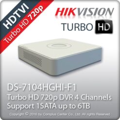 Đầu ghi hình HD-TVI 4 kênh vỏ nhựaDS-7104HGHI-F1