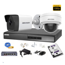 Lắp đặt trọn bộ 2 camera IP HIKVISION 2MP
