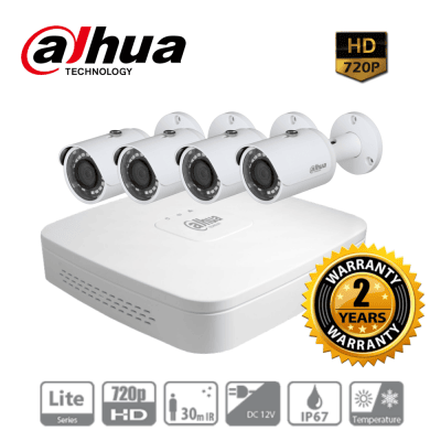 LẮP ĐẶT TRỌN BỘ 4 CAMERA DAHUA 720 (DAH-13112)