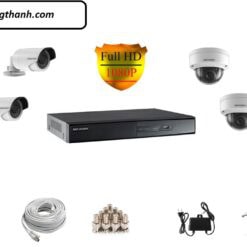 Lắp Đặt Trọn Bộ 5 Camera Giám Sát Hikvision 1.0MP 720P