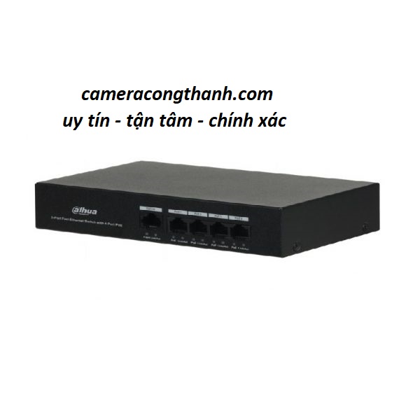 Switch POE Dahua DH-PFS3005-4ET-36