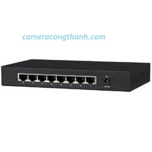 SWITCH POE Dahua DH-PFS3008-8GT-L (8-Port Desktop Gigabit Ethernet Switch, chống sét 2KV)