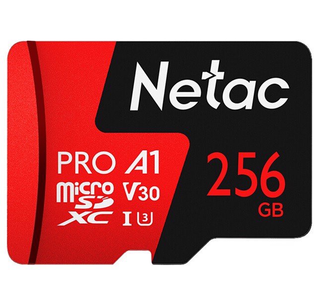 Thẻ nhớ MicroSD 256Gb Netac U3 Pro 108Mb/s