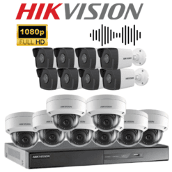 TRỌN BỘ 16 MẮT CAMERA IP HIKVISION 2MP FULL HD 1080