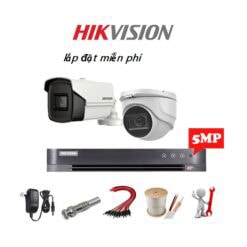 Trọn Bộ 2 Camera 5MP Hikvision