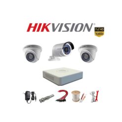 Trọn Bộ 3 Mắt camera Analog 2mp Chính Hẵng HIKVISION