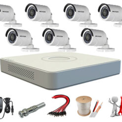 TRỌN BỘ 7 CAMERA HIKVISION ANALOG ĐỘ PHÂN GIẢI 1.0 MEGAPIXEL